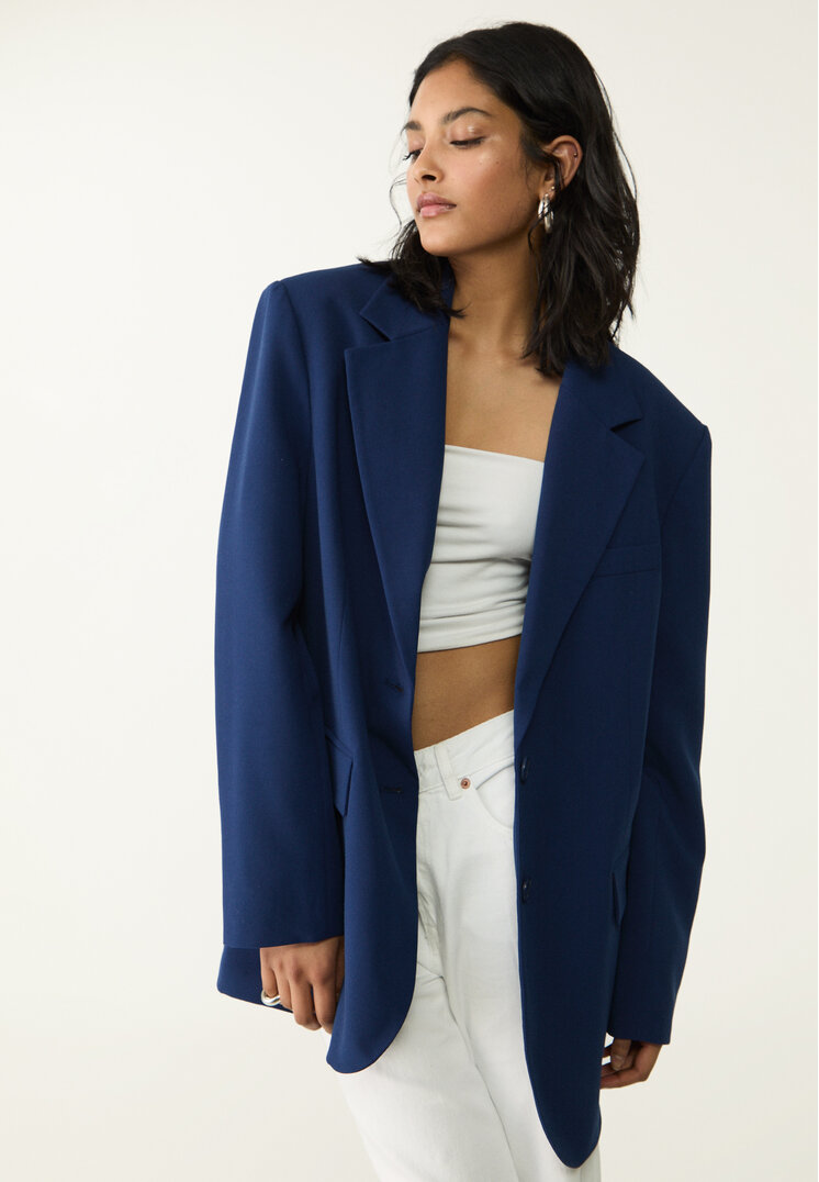 americana oversize bolsillos