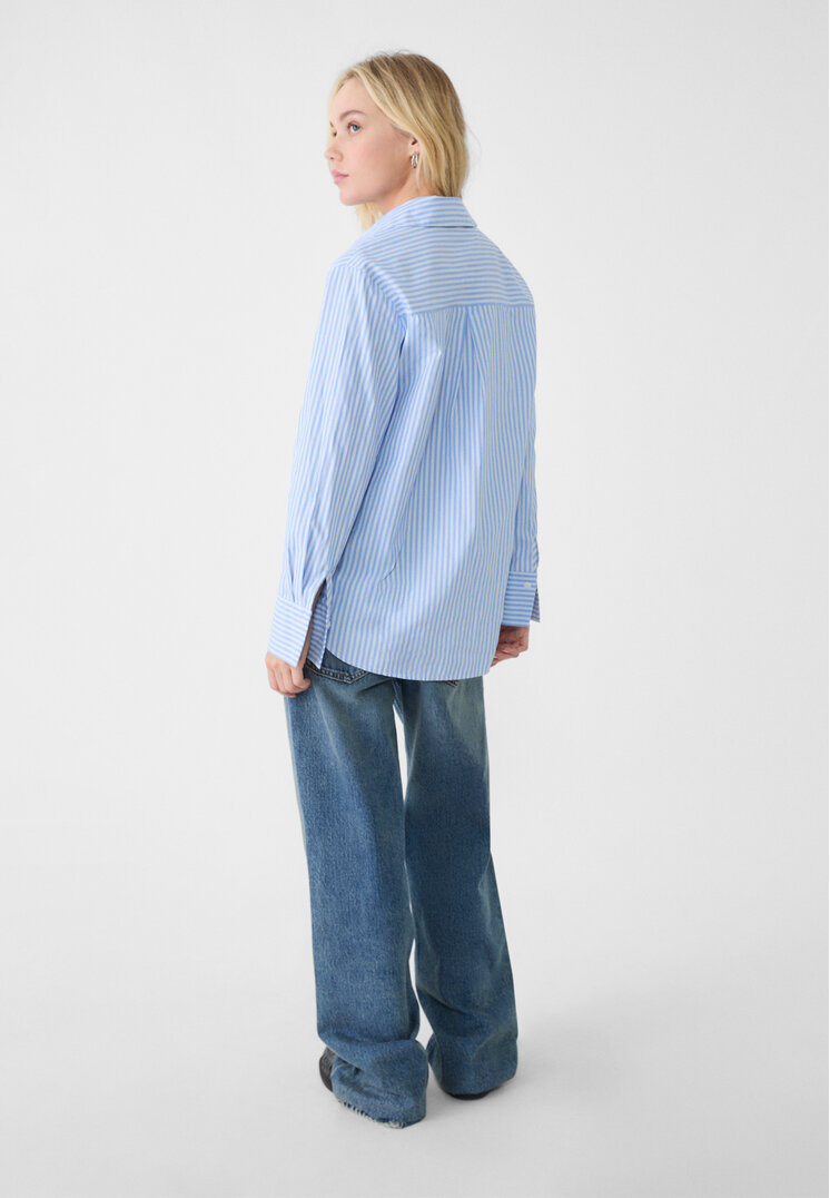 camisa popelin rayas