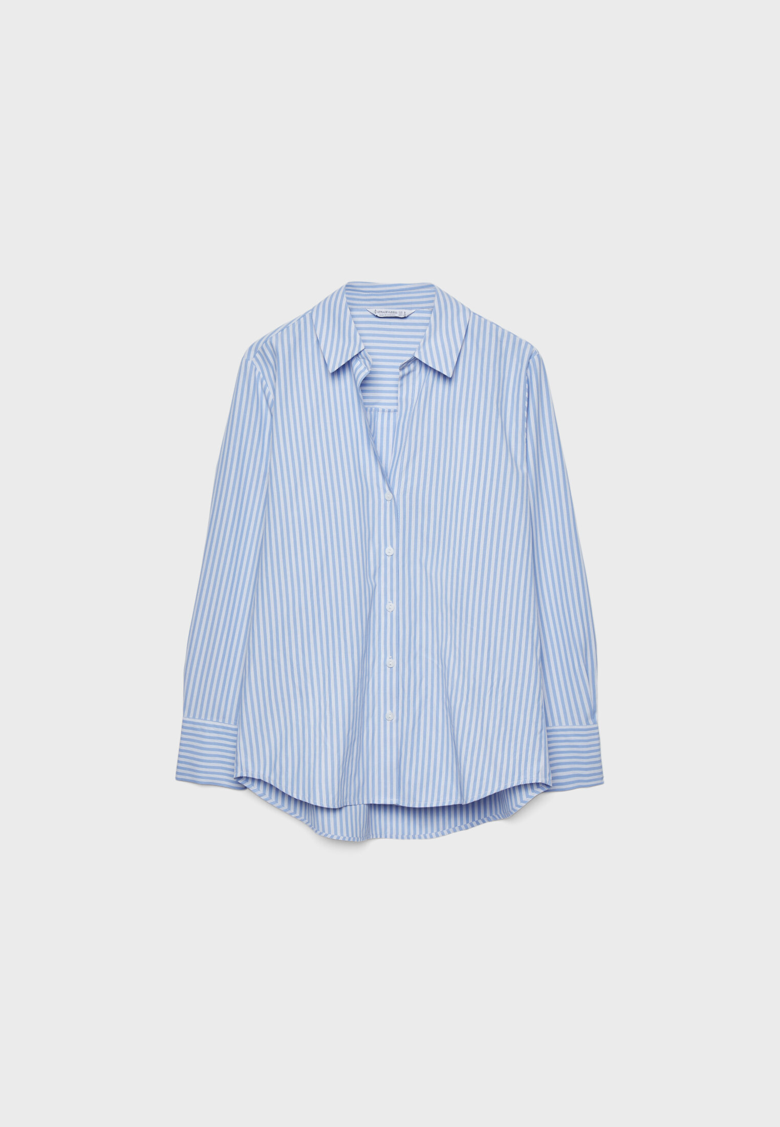 Striped poplin shirt - Women's fashion | Stradivarius United