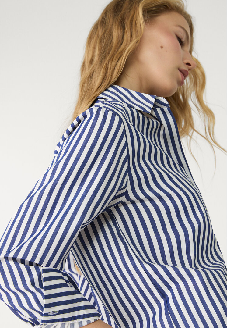 camisa popelin rayas