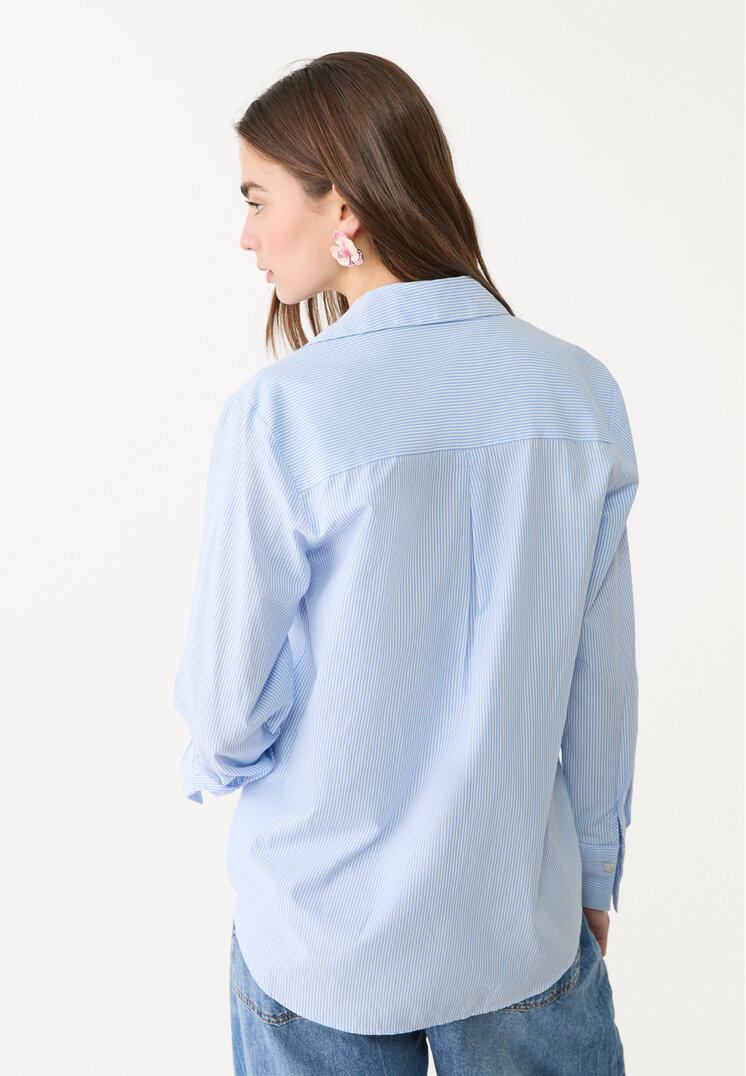 camisa popelin rayas