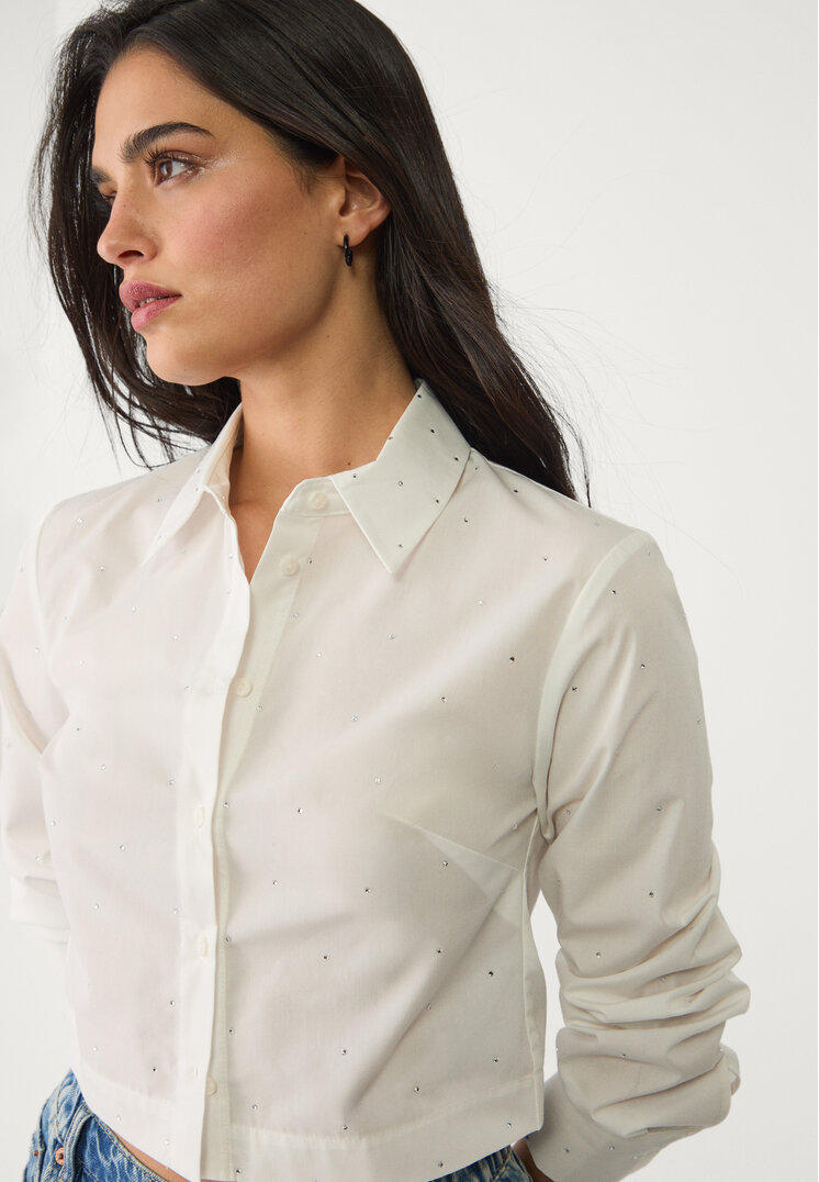 camisa popelin brillos