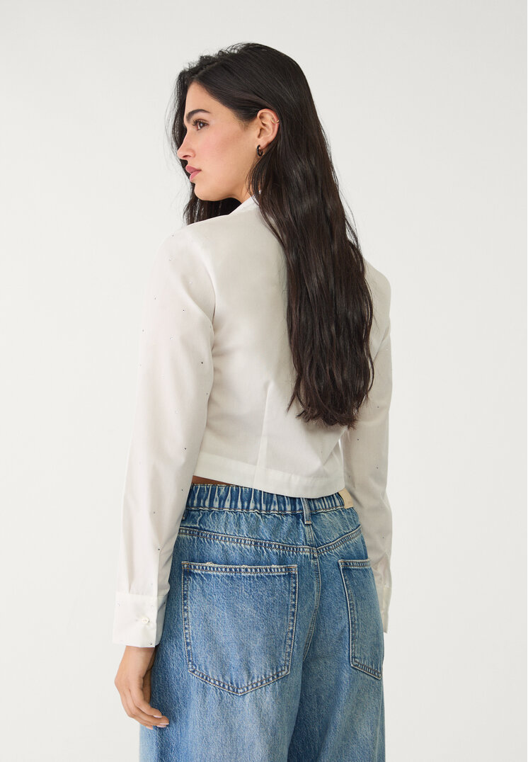 camisa popelin brillos