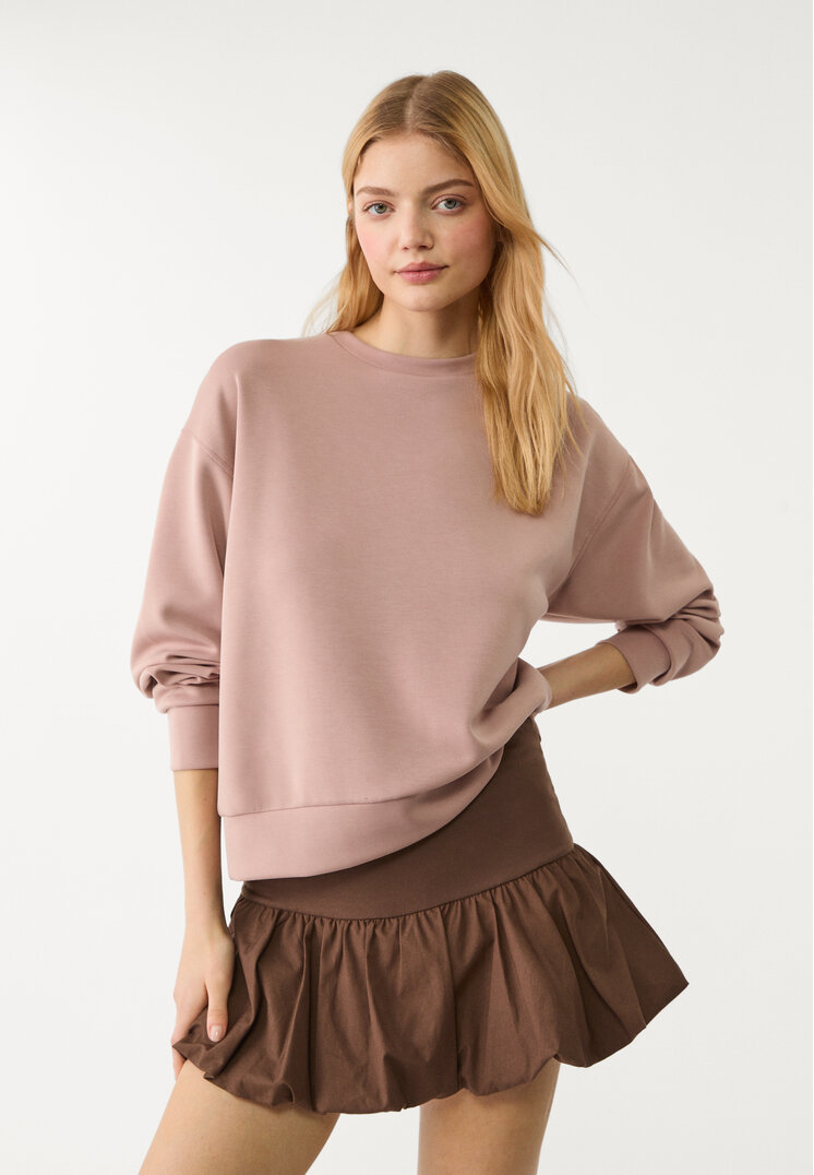 sudadera basica tacto suave