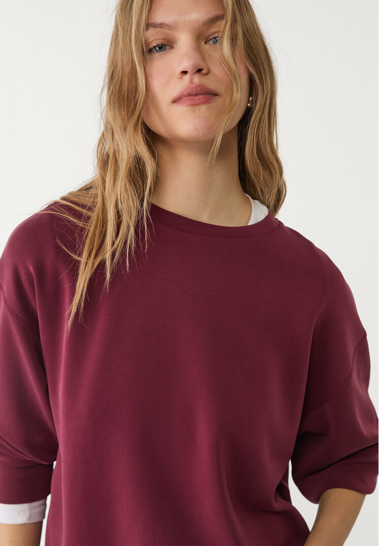 sudadera basica tacto suave