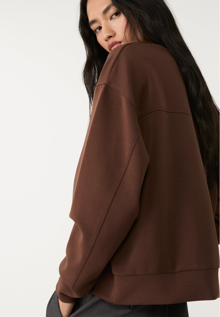 sudadera basica tacto suave