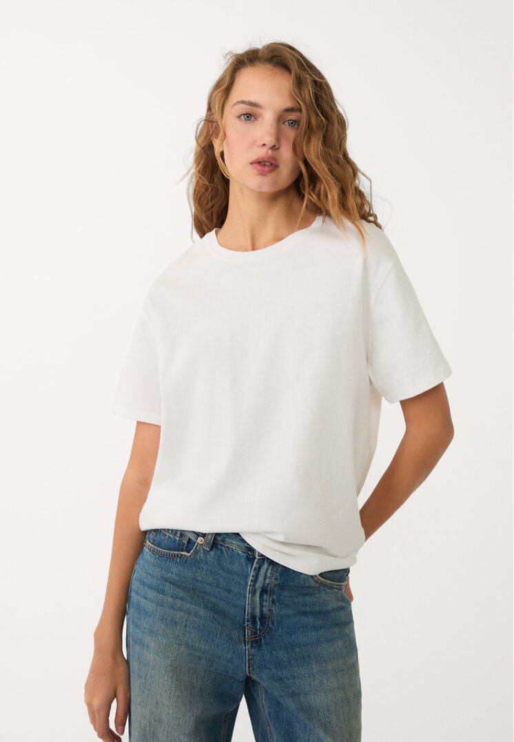 camiseta basica boxy heavy weight