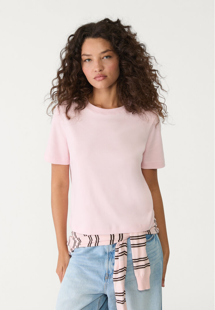 camiseta basica regular fit heavy weight