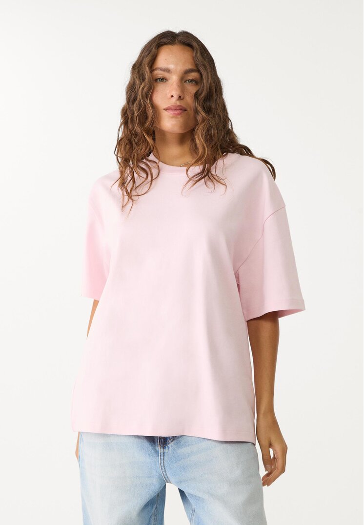 camiseta basica oversize heavy weight
