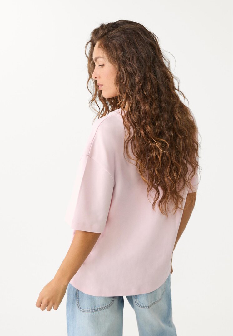 camiseta basica oversize heavy weight