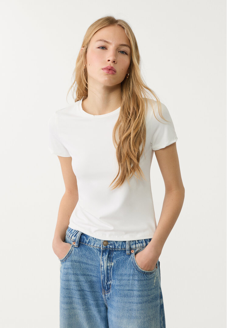 camiseta manga corta poliamida