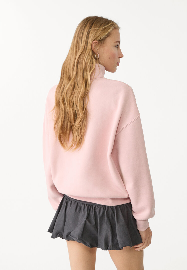 sudadera cremallera bordados