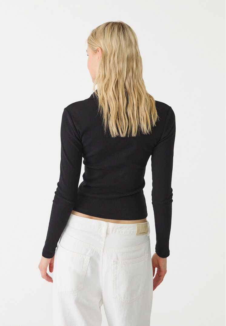 top polo cremallera