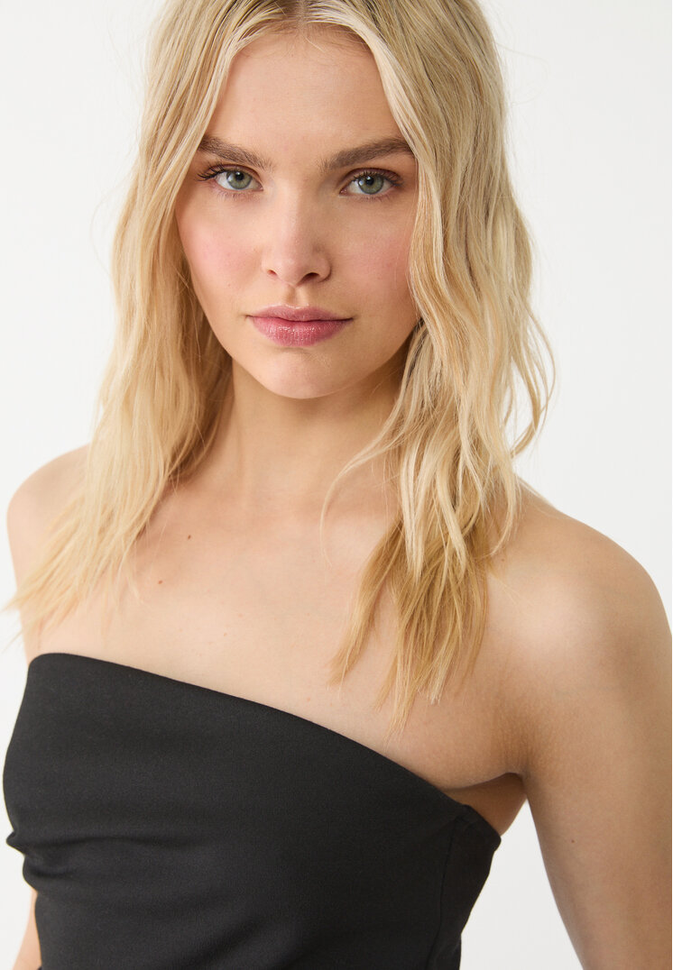 top bandeau asimetrico