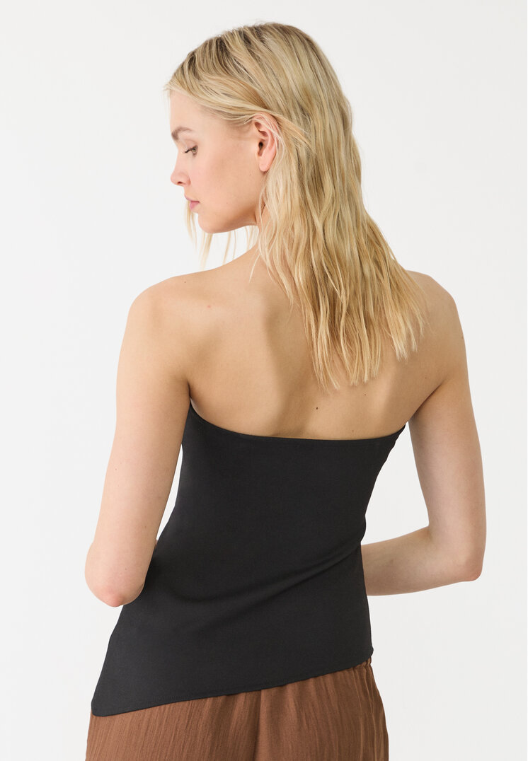top bandeau asimetrico