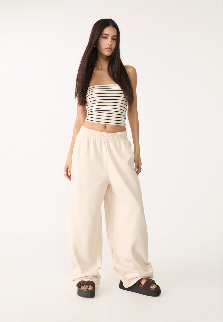 top bandeau rayas