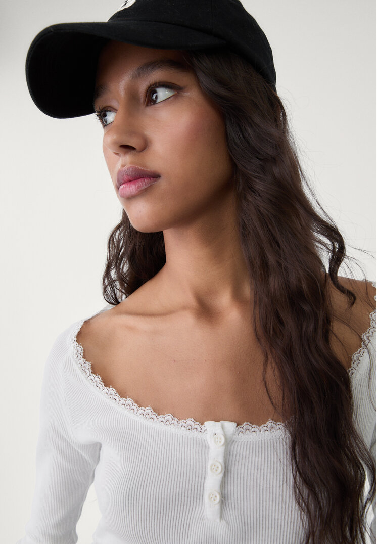 camiseta panadera puntilla