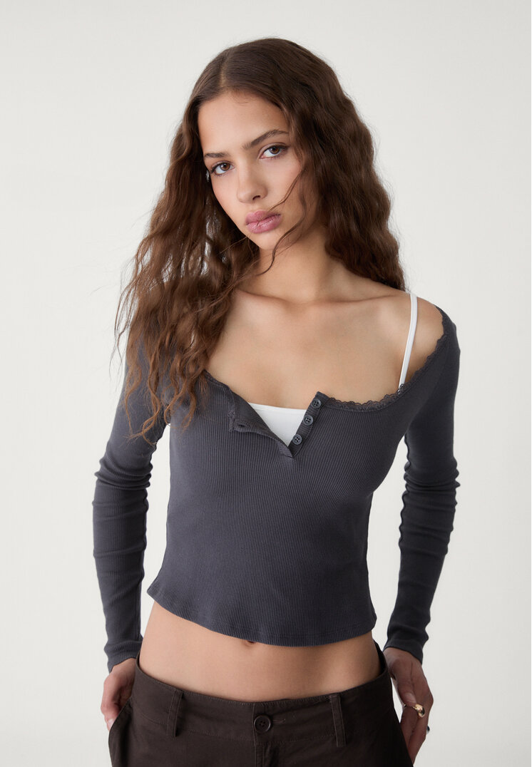 camiseta panadera puntilla