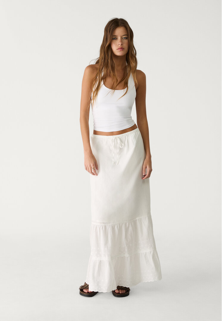 camiseta cuello halter