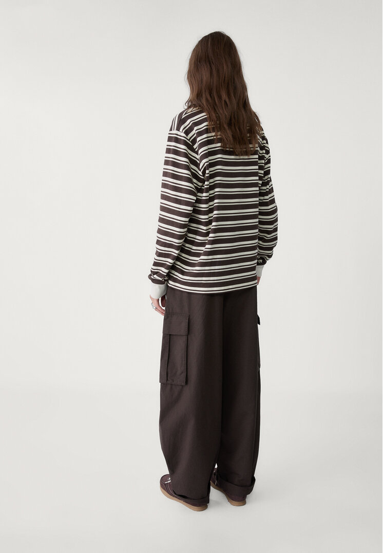 polo oversize rayas