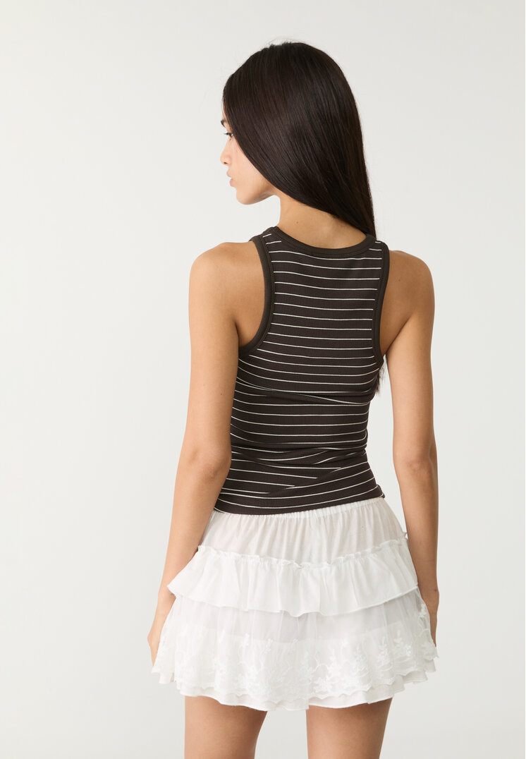 camiseta nadadora rayas
