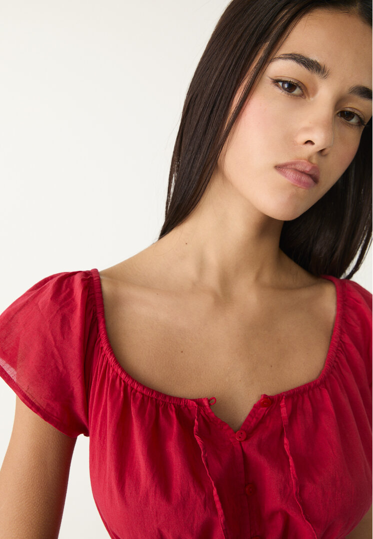 top fluido botones
