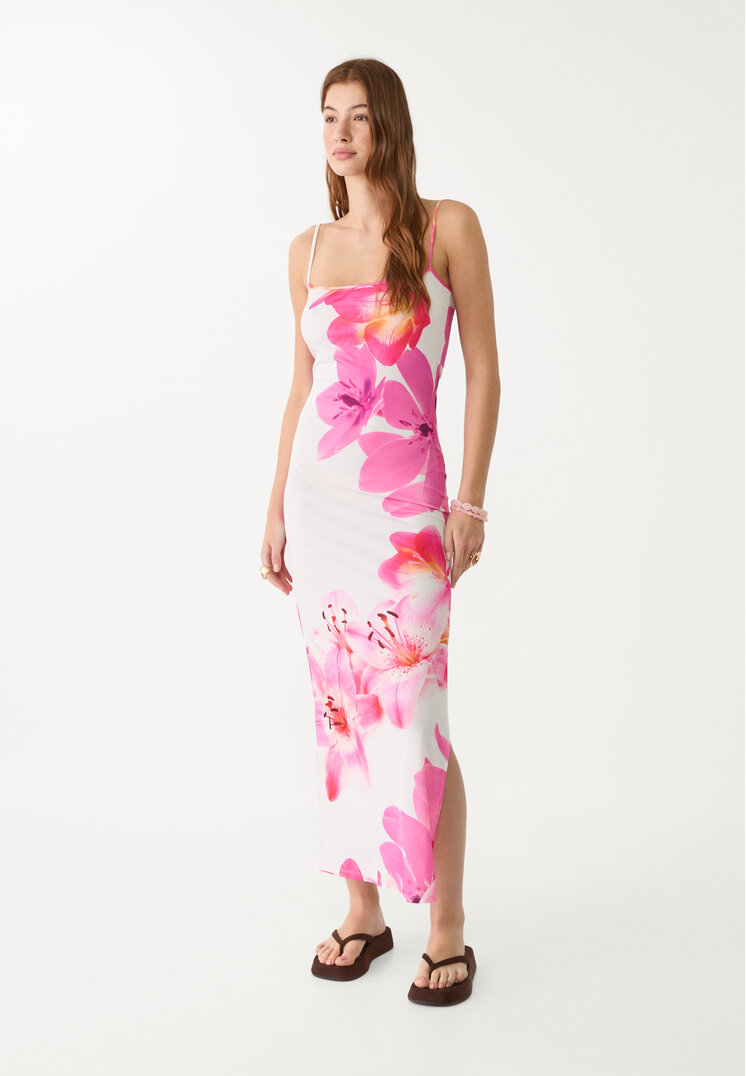 vestido largo tirantes