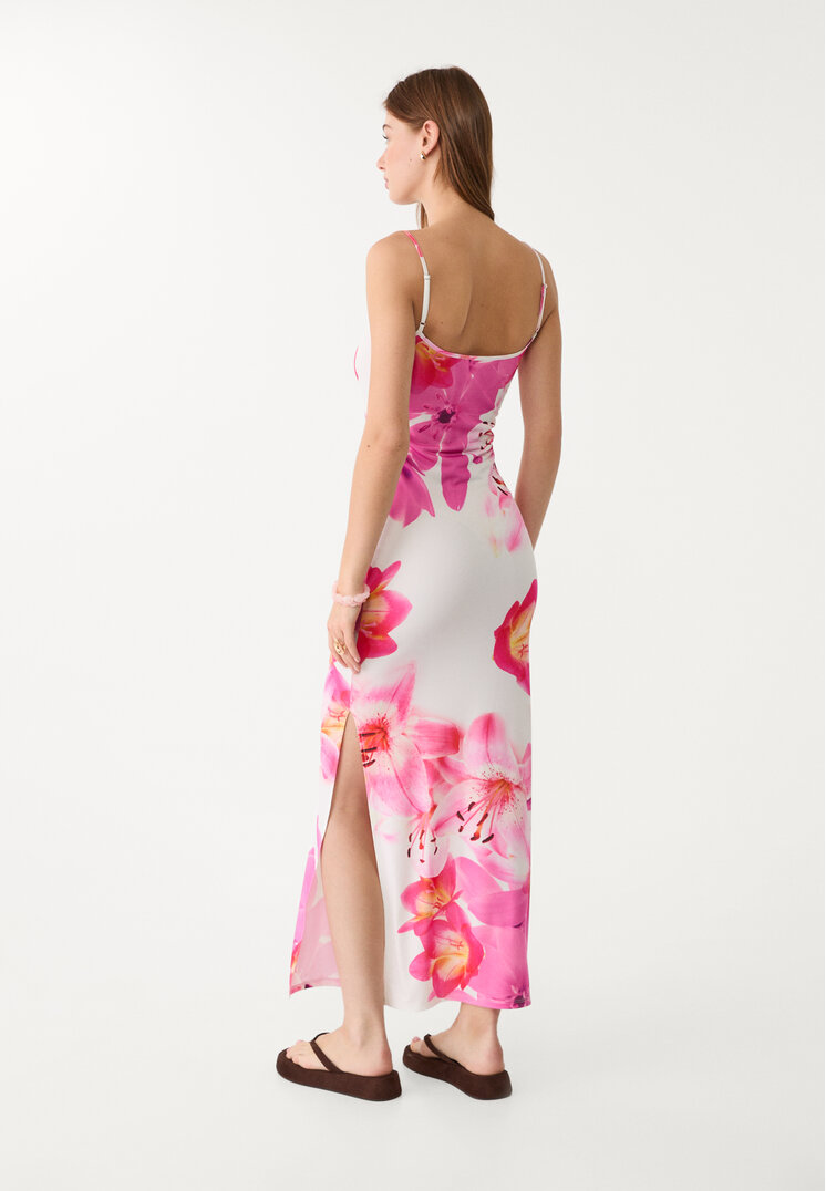 vestido largo tirantes