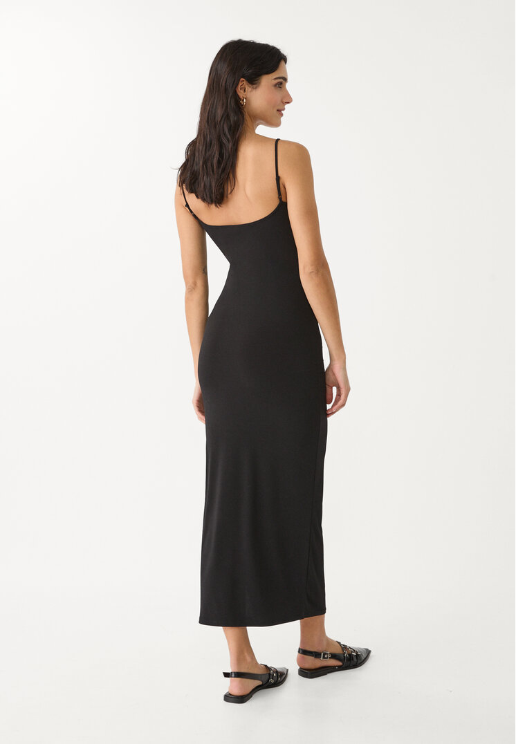 vestido largo tirantes
