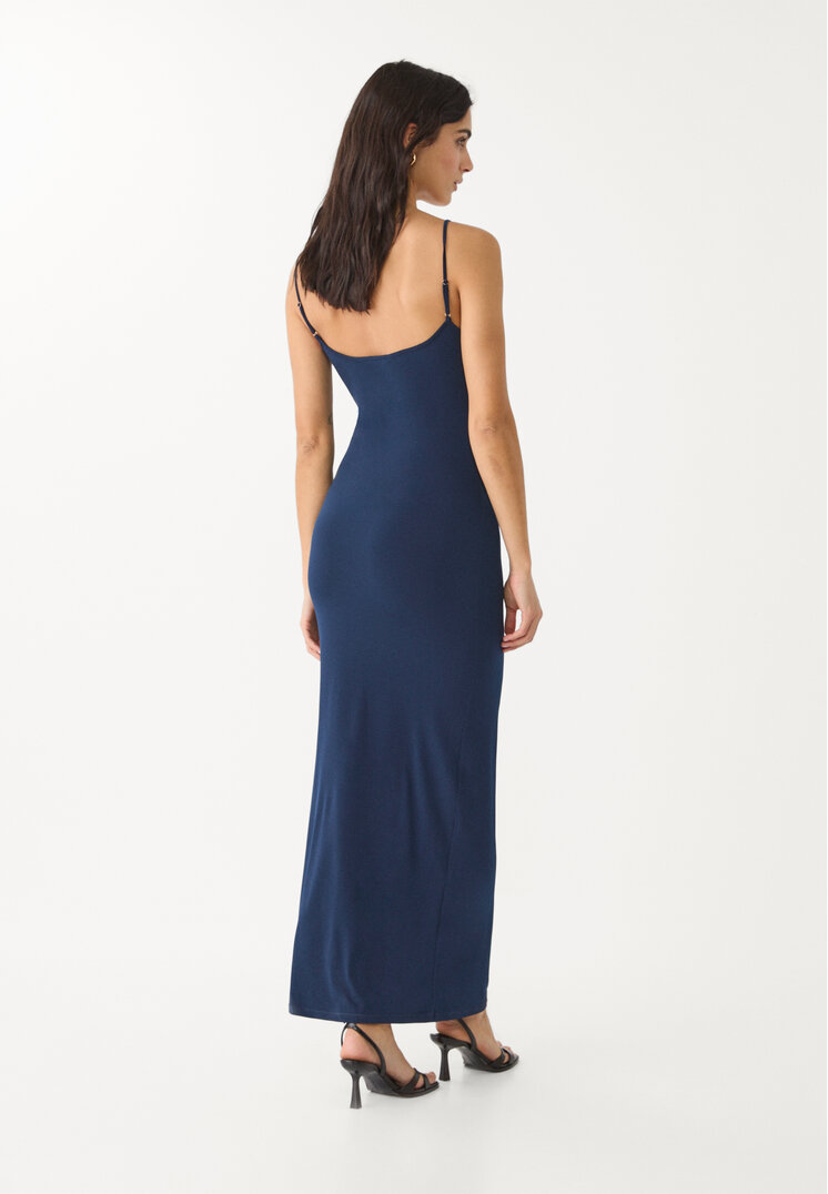 vestido largo tirantes