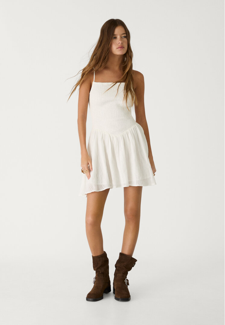 vestido corto tirantes