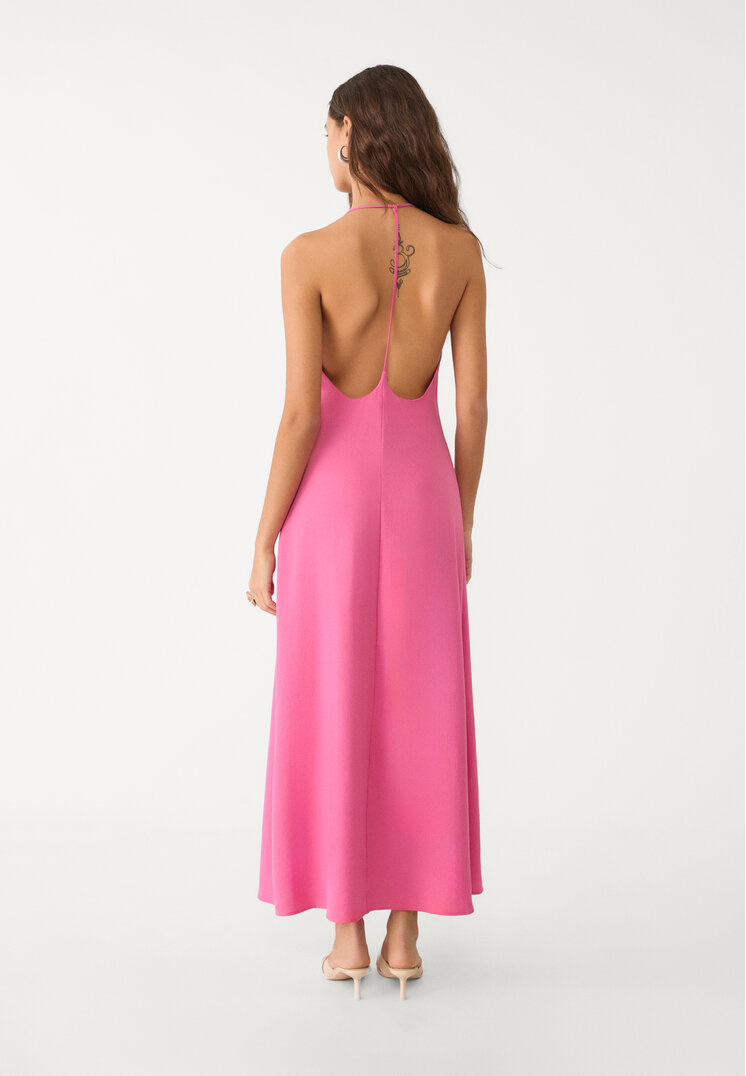 vestido largo espalda descubierta