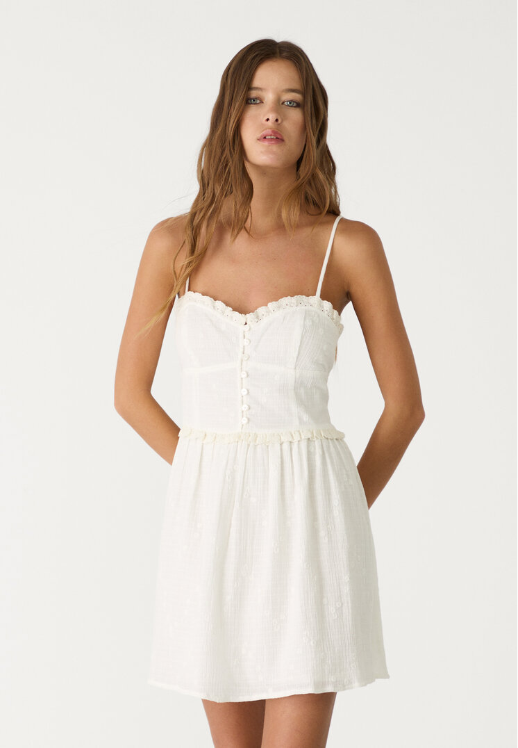 vestido fluido corto