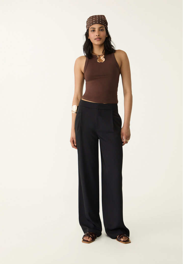 pantalon fluido pinzas