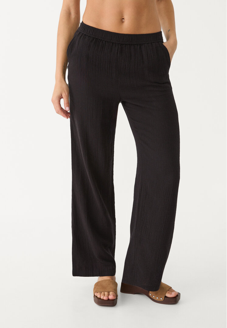 pantalon fluido cintura elastica
