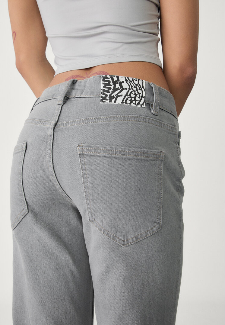 jeans flare cropped