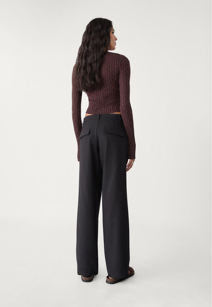 pantalon vestir bolsillos