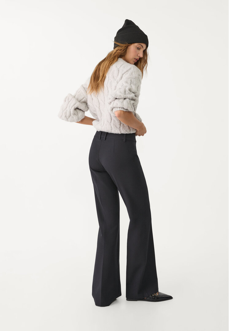 pantalon flare relax tailoring