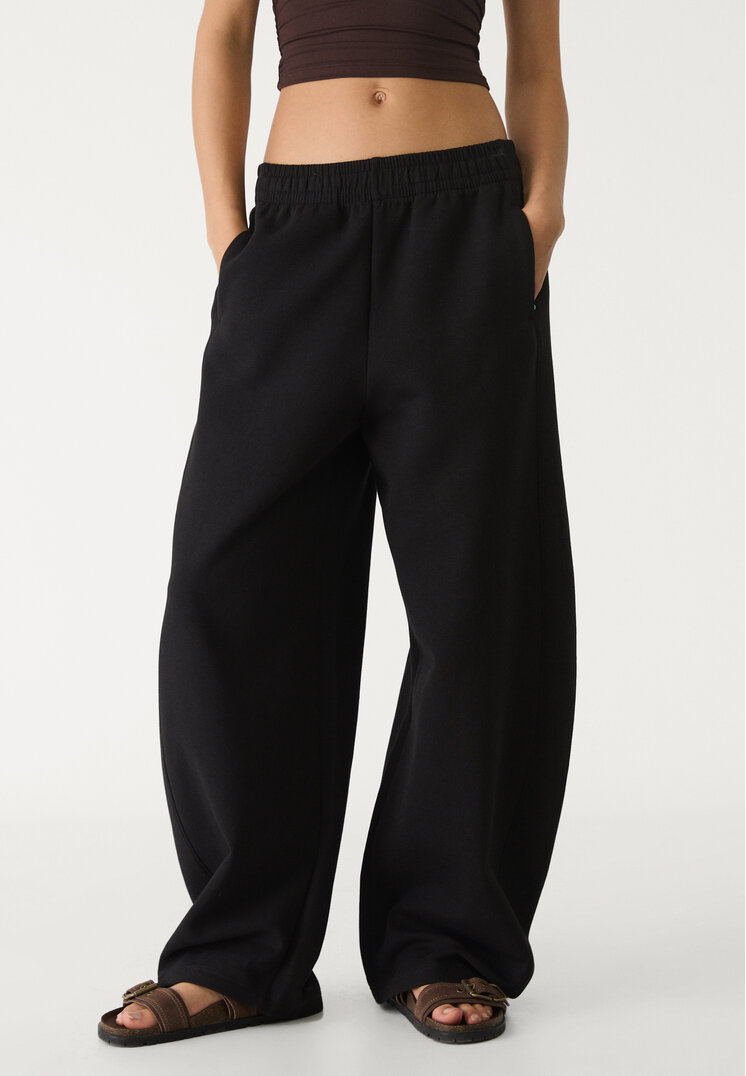 pantalon felpa barrel