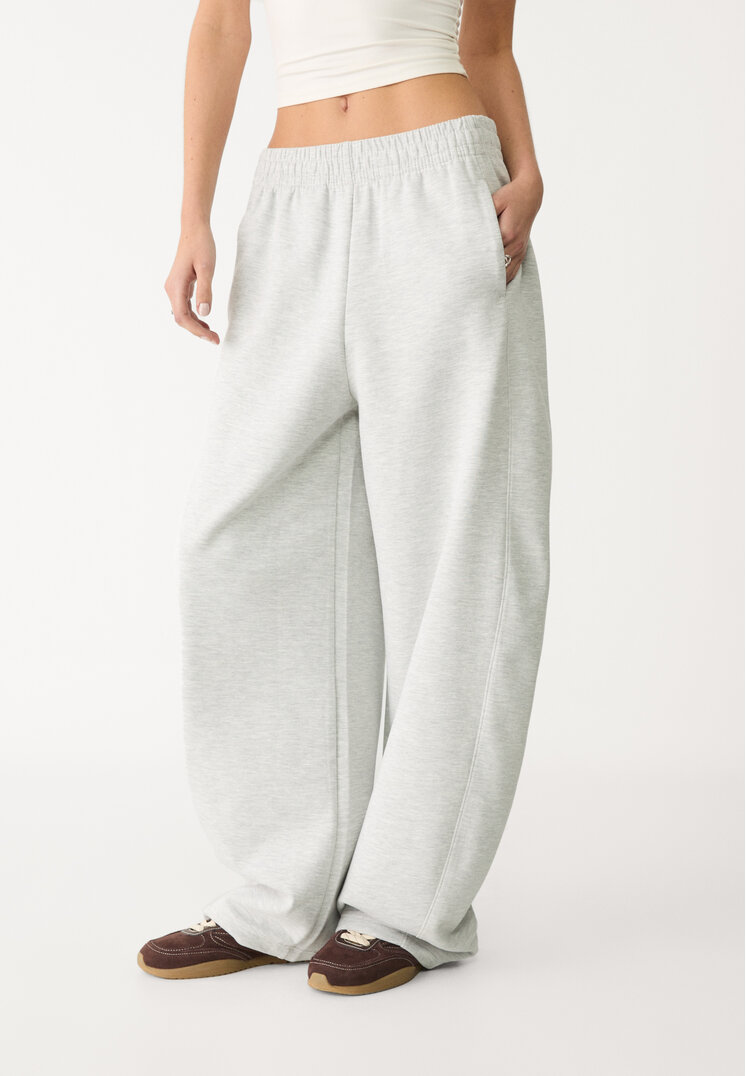 pantalon felpa barrel