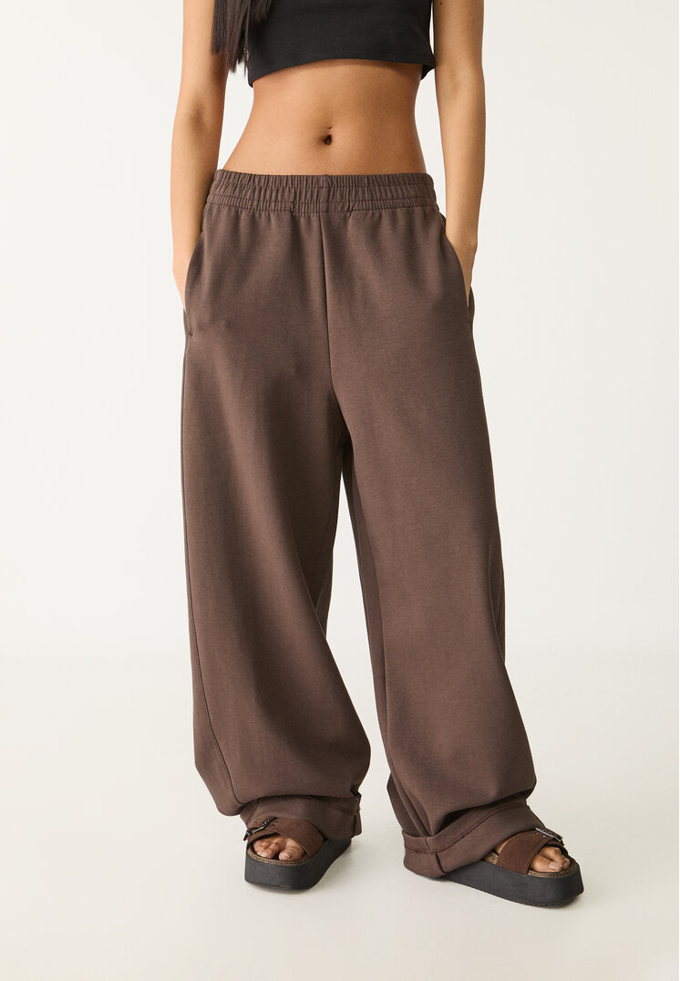 pantalon felpa barrel
