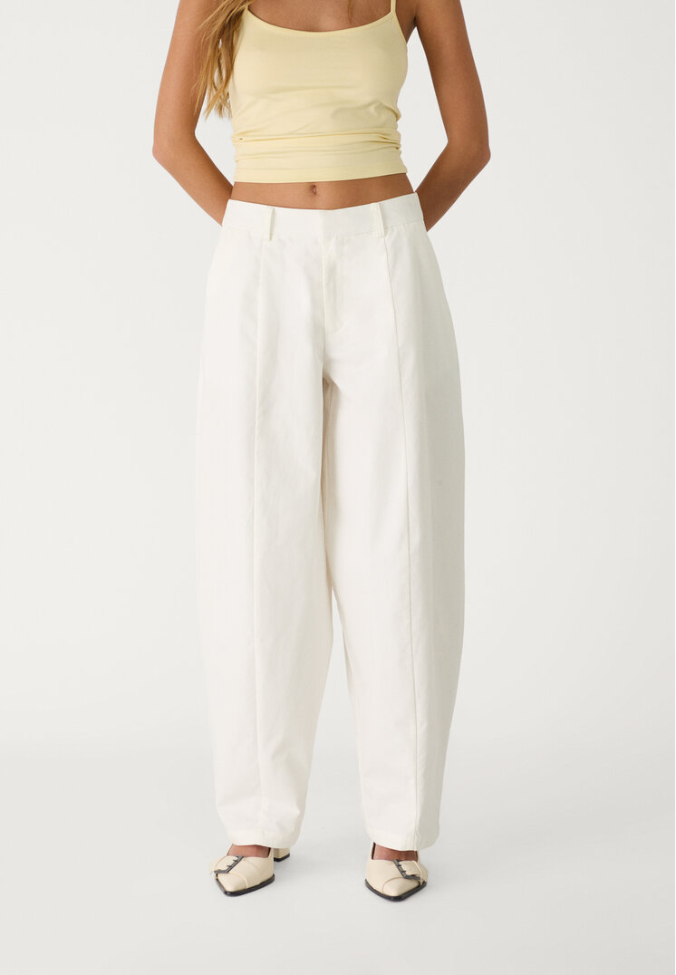 pantalon popelin balloon