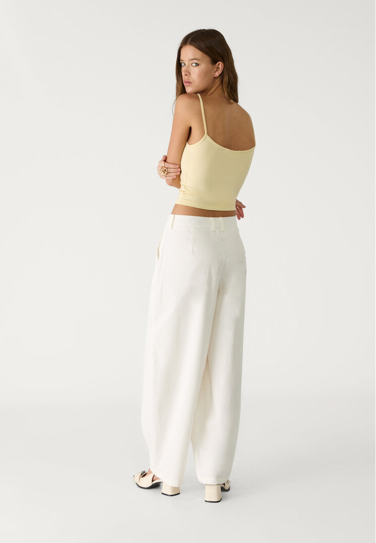 pantalon popelin balloon