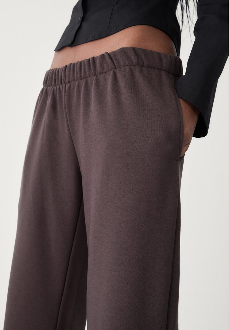 pantalon felpa wide leg