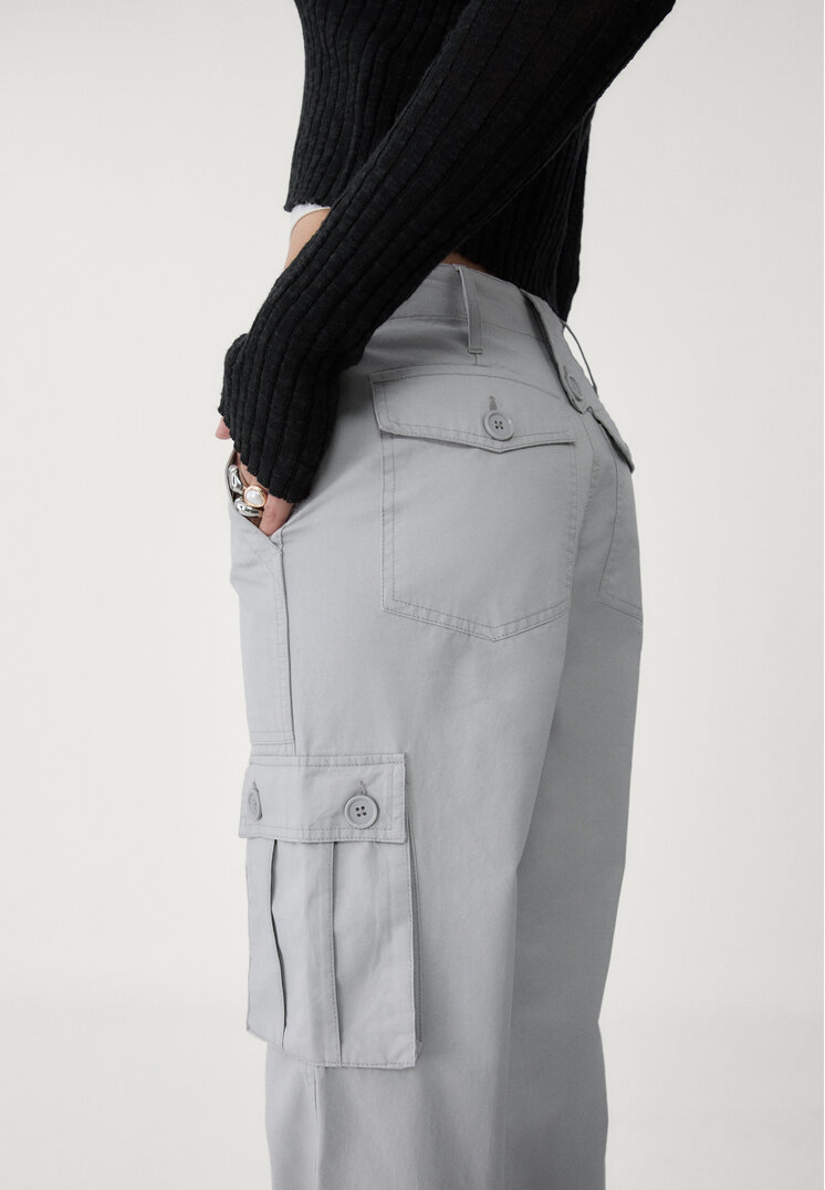 pantalon cargo straight