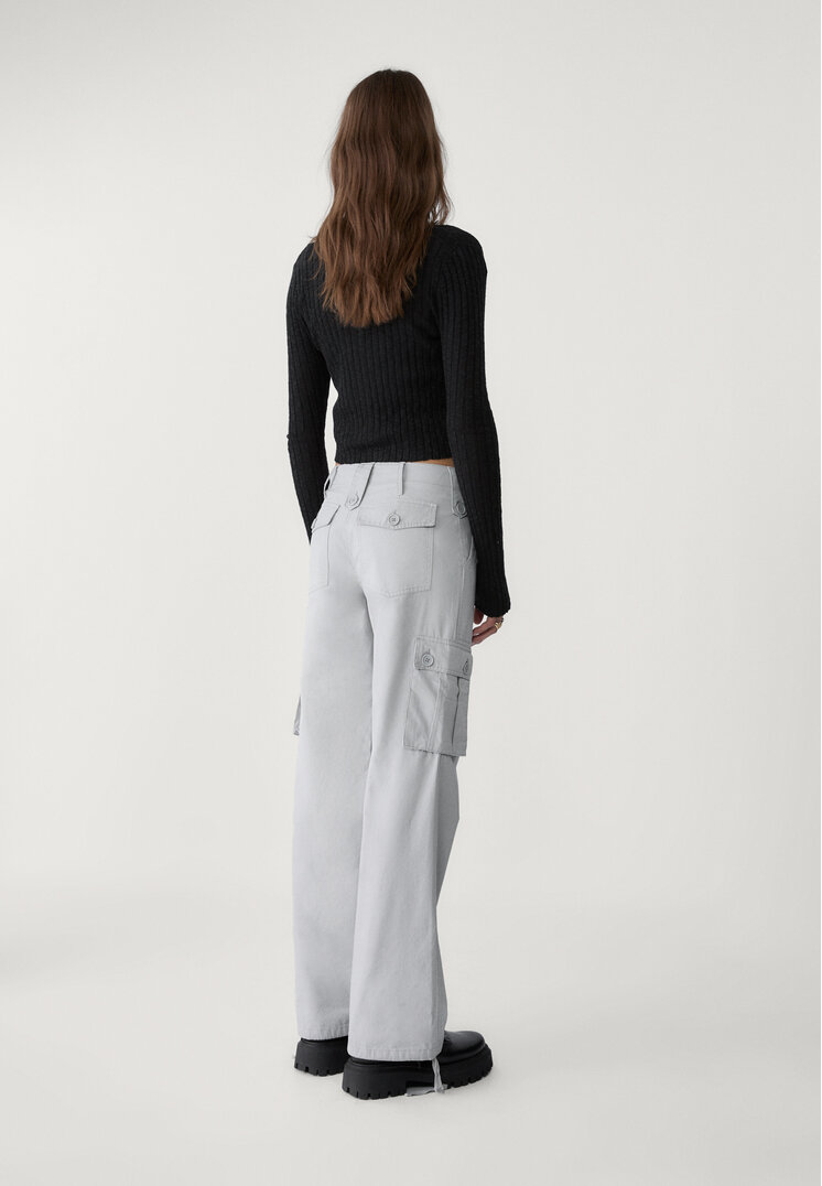 pantalon cargo straight