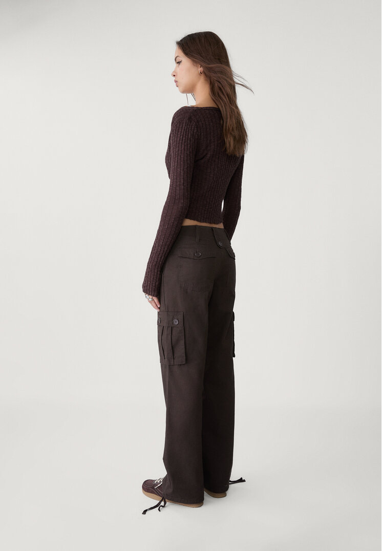 pantalon cargo straight