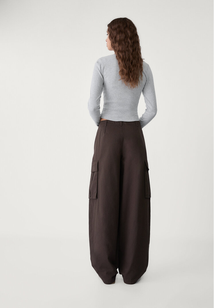 pantalon cargo parachute