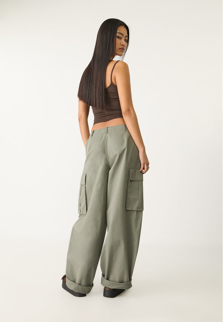 pantalon cargo parachute
