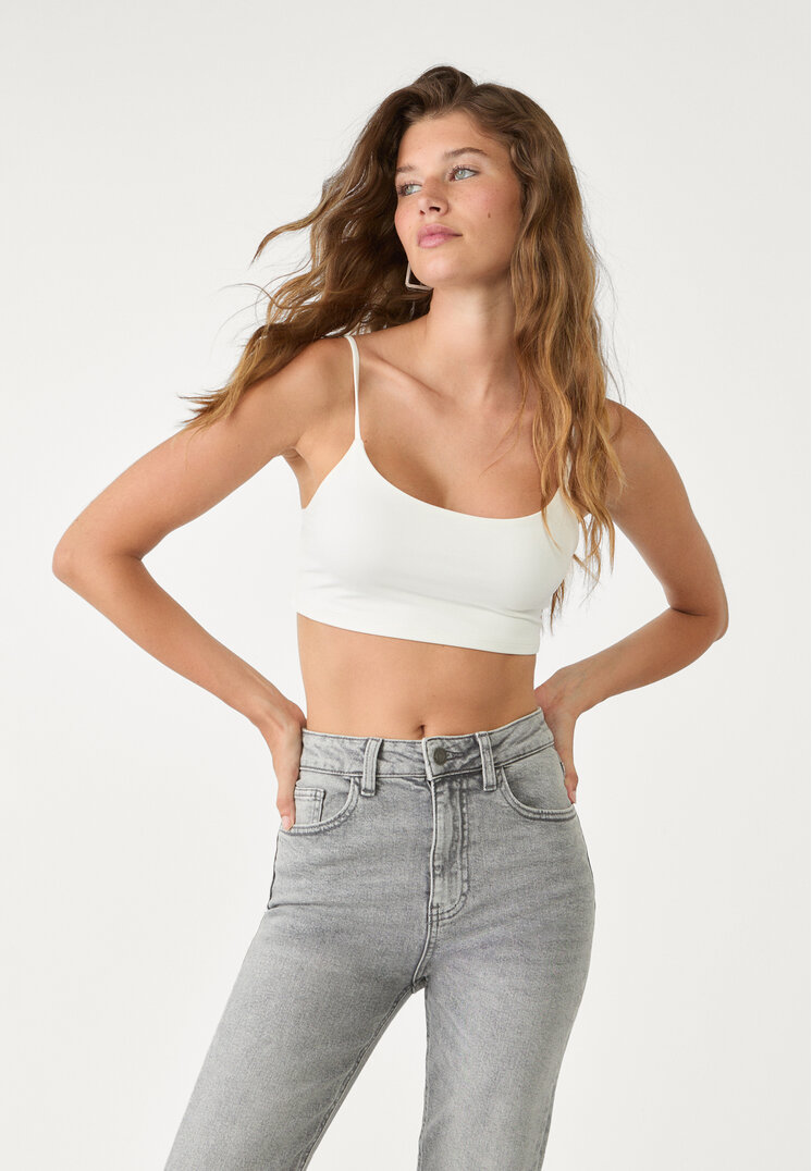 jeans straight high waist comfort